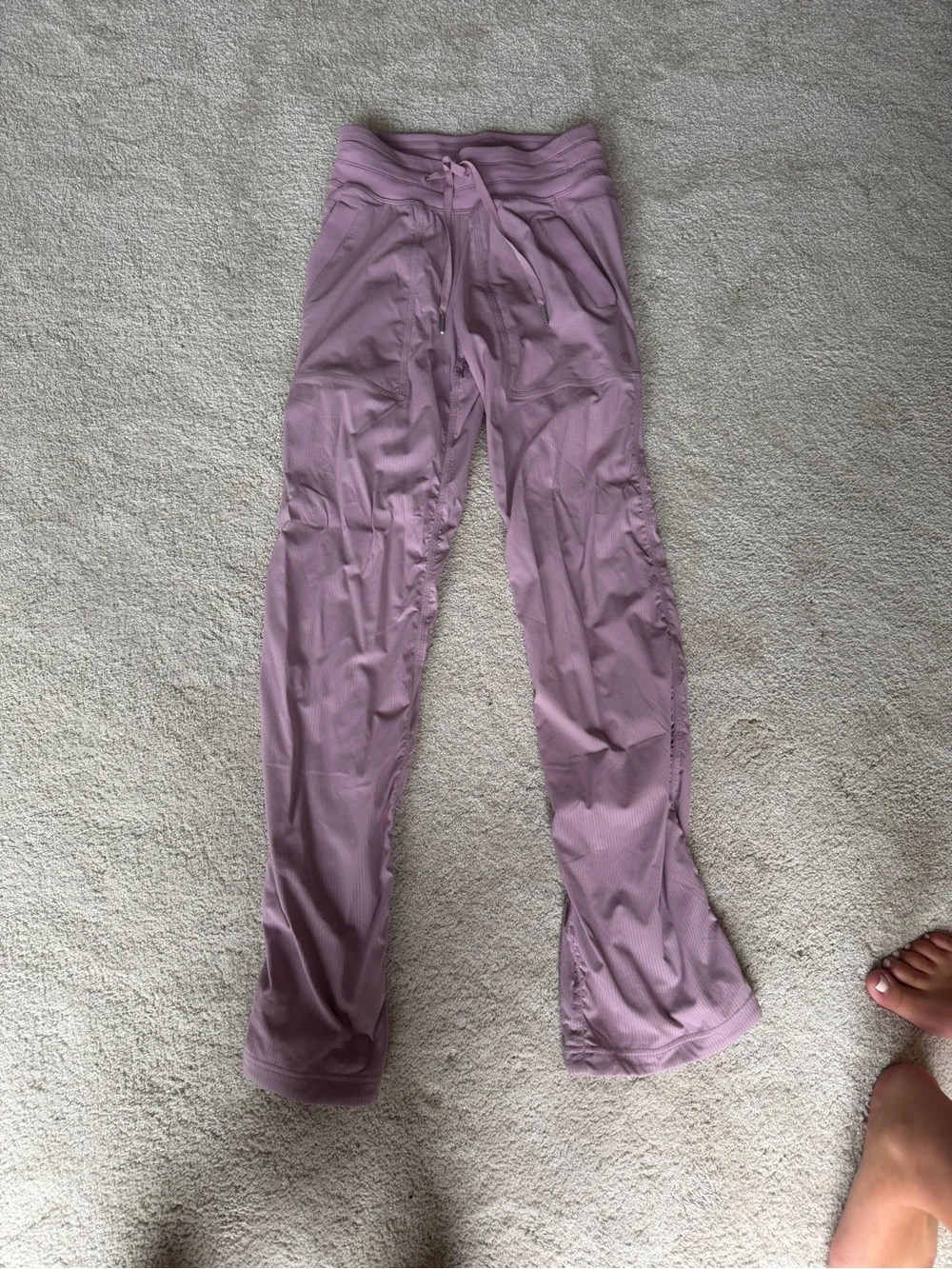 Lululemon dance studio pants- size 2- dusty lavender- NEVER WORN